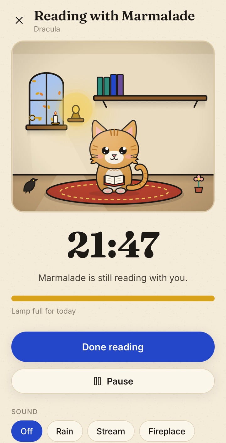 Reading with a companion